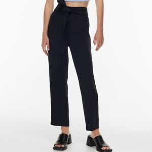 Wilfred Tie-Front Black Pant Size 00